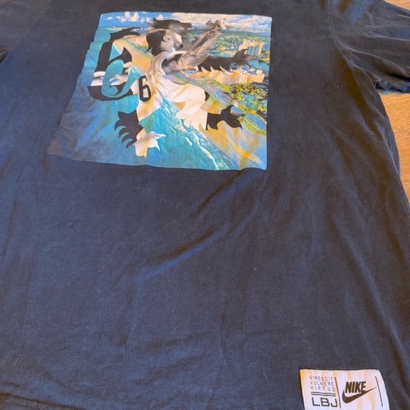 Nike LeBron James Graphic T-Shirt Black Men’s XL - Picture 7 of 8